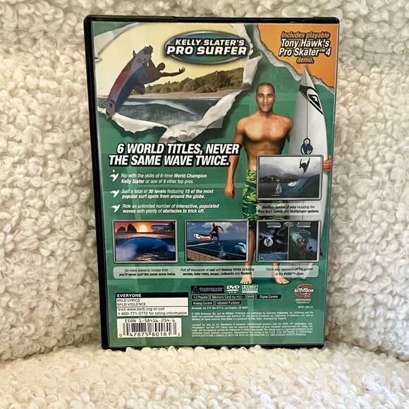 PS2 PlayStation Kelly Slater’s Pro Surfer Video Game - Picture 2 of 2